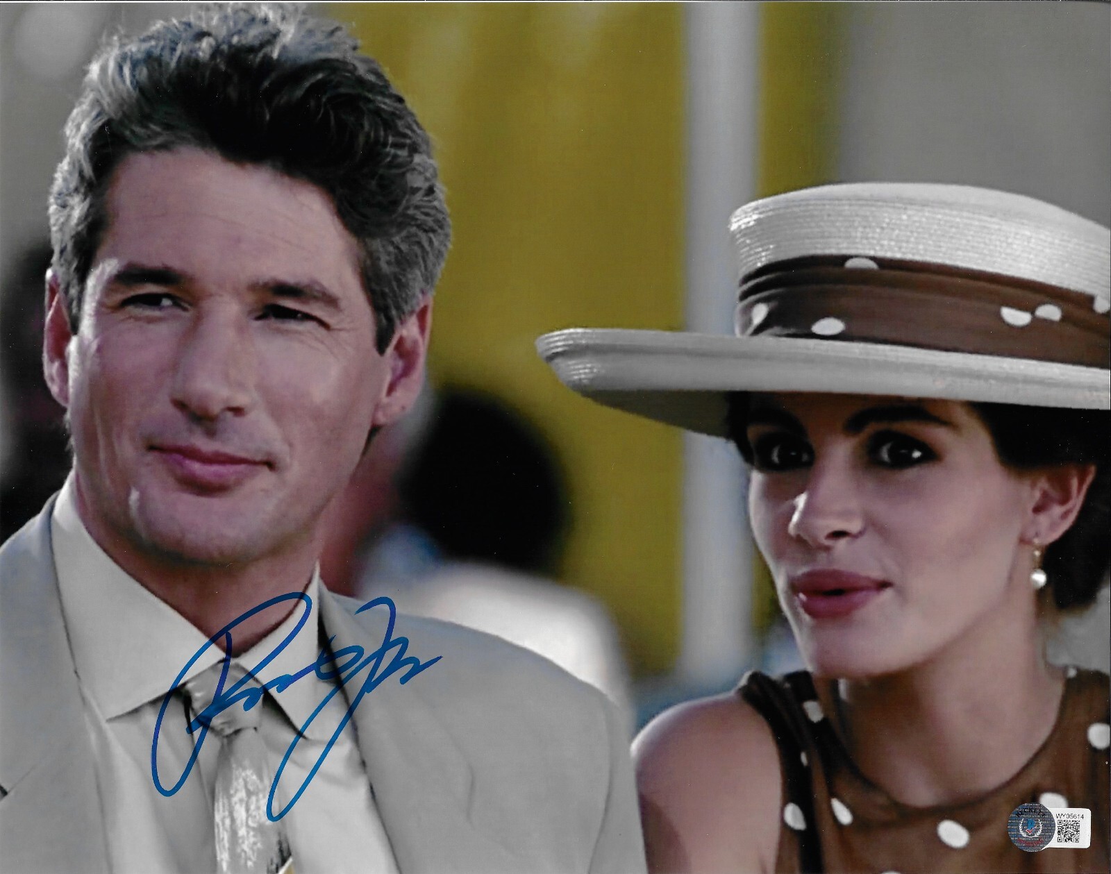 Richard Gere Signed Pretty Woman 11×14 Photo BAS Beckett Witnessed