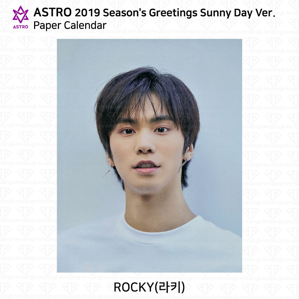 ASTRO 2019 Season’s Greetings Sunny Day Ver Paper Calendar Frame KPOP Eunwoo