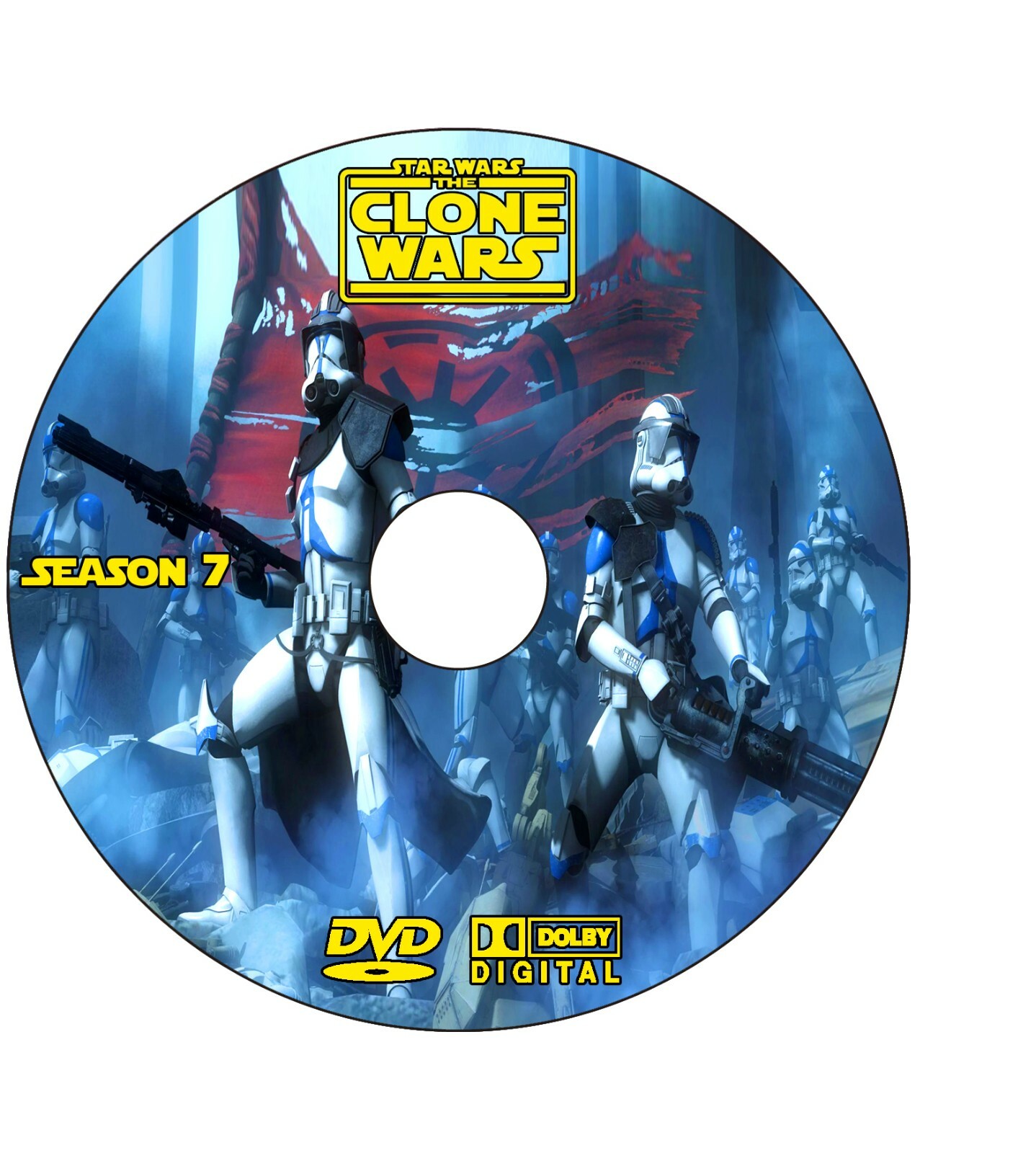 Star Wars The Clone Wars Animated Series Season 1-7 English Audio with Eng Subs