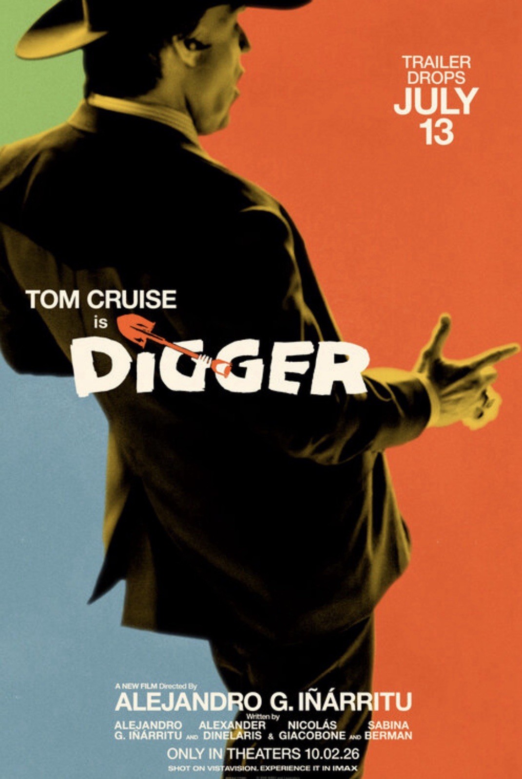 Digger Movie (2026) DS 27×40 movie poster – Tom Cruise