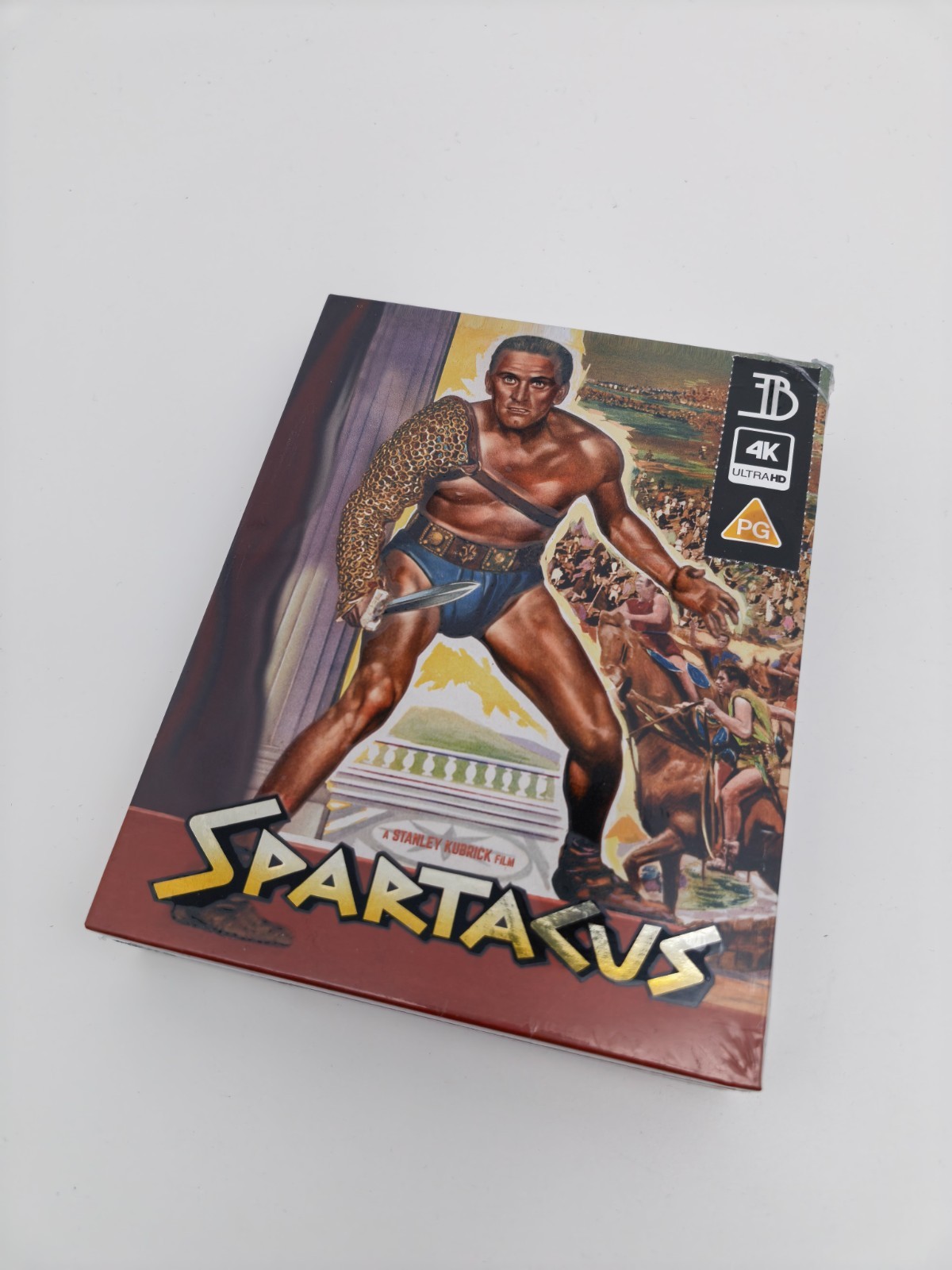 EVERYTHINGBLU SPARTACUS 4K UHD BLU-RAY STEELBOOK 4K XL FULL SLIP, NEW/SEALED
