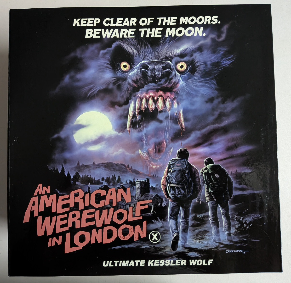 David NAUGHTON Signed NECA FIGURE American Werewolf in London Autograph JSA COA