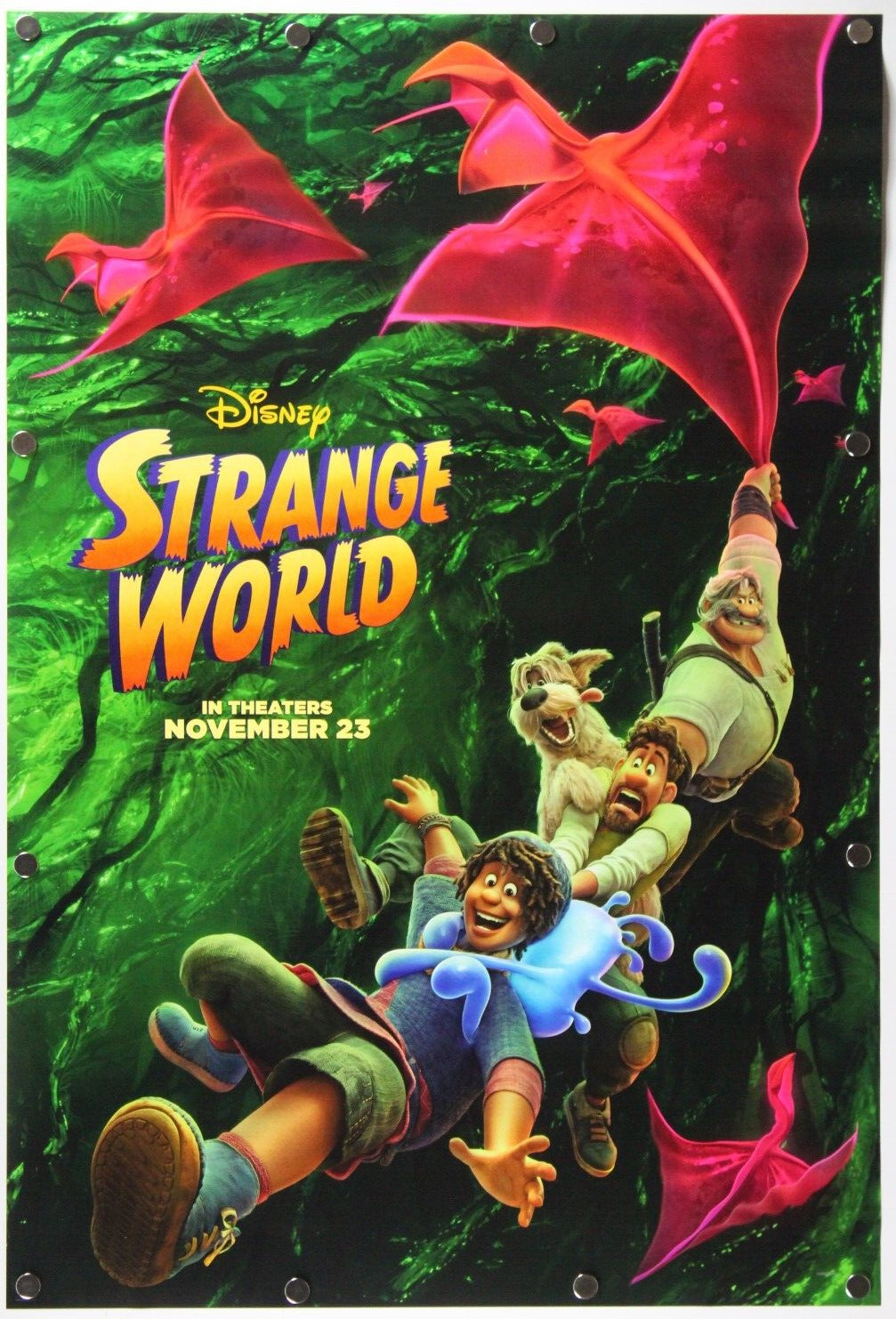 Strange World 2022 Disney Double Sided Original Movie Poster 27″ x 40″