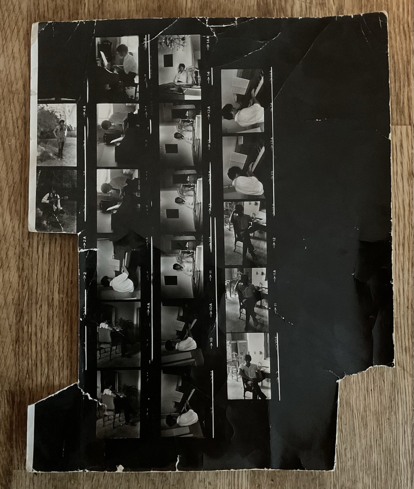 LOVE press photo CONTACT SHEET ORIG Arthur Lee Bryan Maclean Forever Changes lp