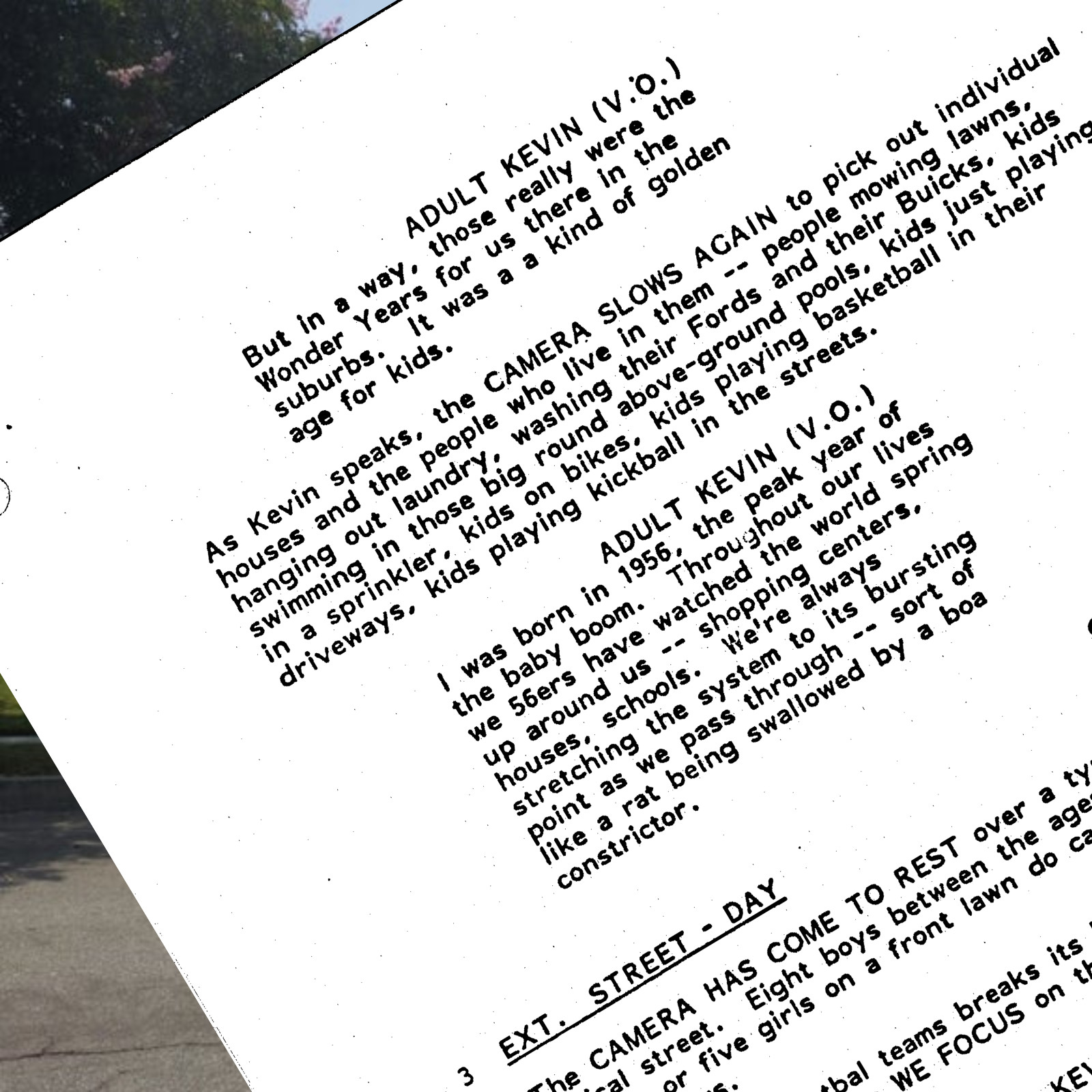 The Wonder Years Pilot Script Autograph Reprint & 8X10 Glossy Fred Savage