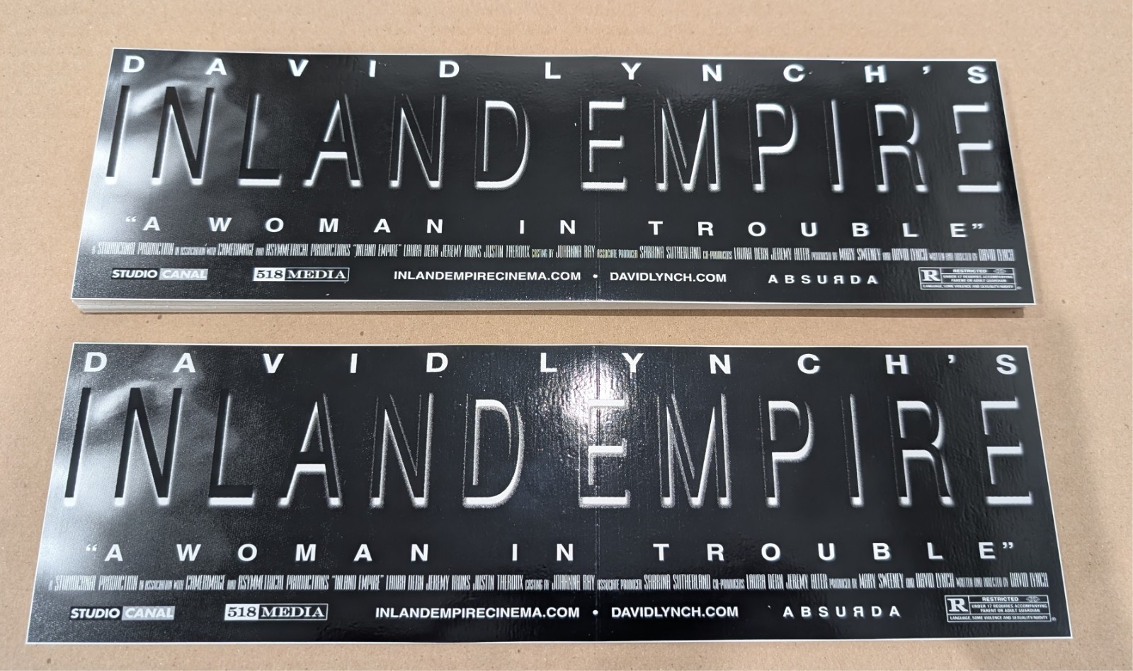 Inland Empire Bumper Sticker – From Lynch’s Collection / Julien’s Auction (New)