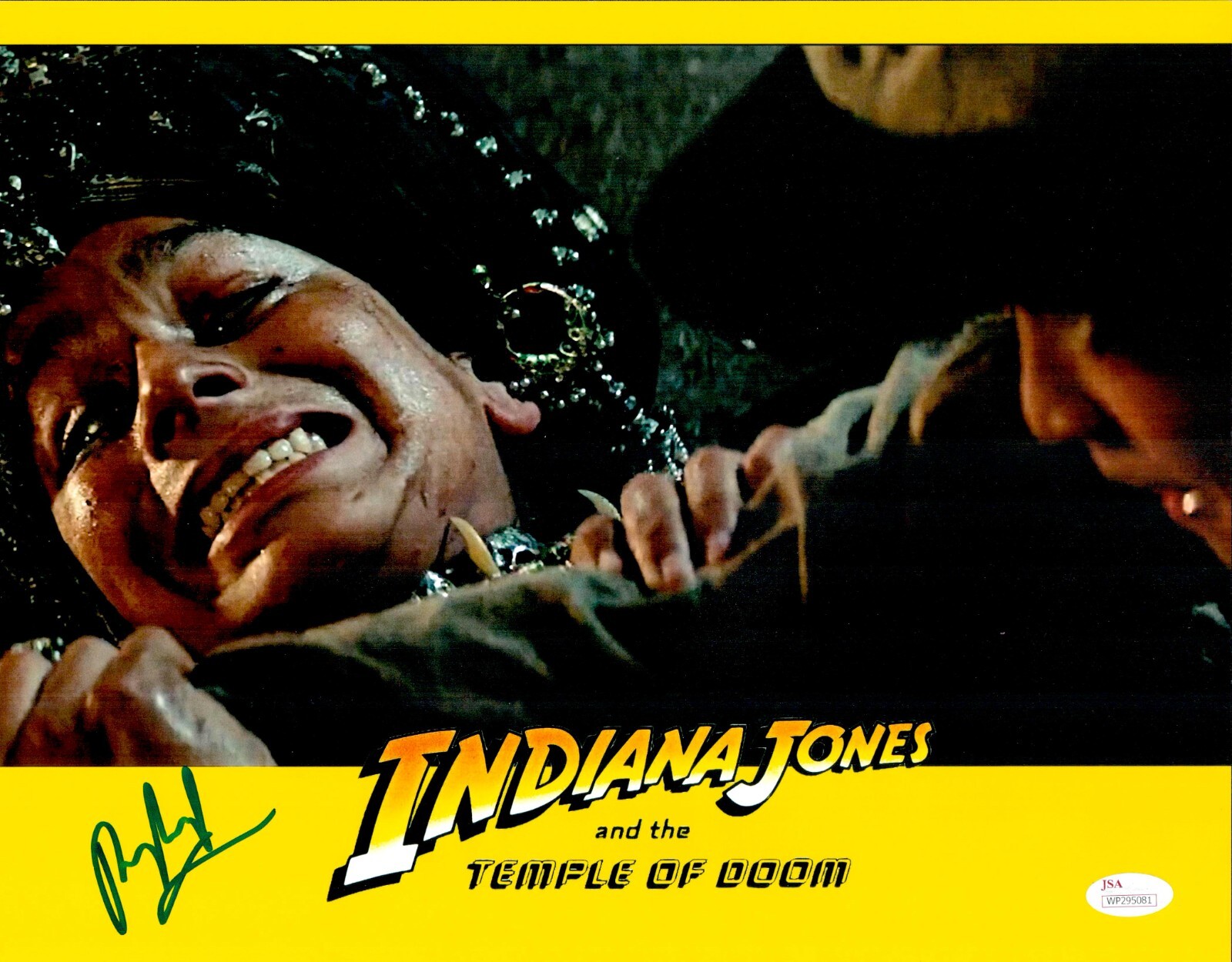 RAJ SINGH Signed INDIANA JONES 11×14 Photo TEMPLE OF DOOM Autograph JSA COA Cert