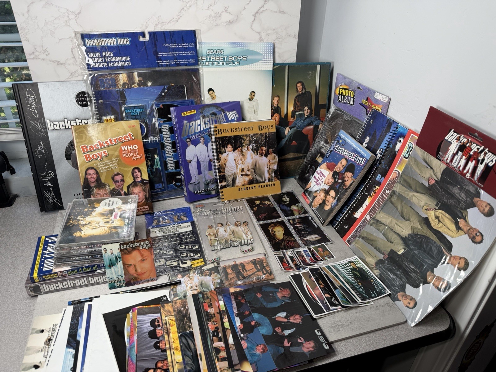 Backstreet Boys Memorabilia Lot Stickers Pictures Magazines Misc. Y2K Vintage