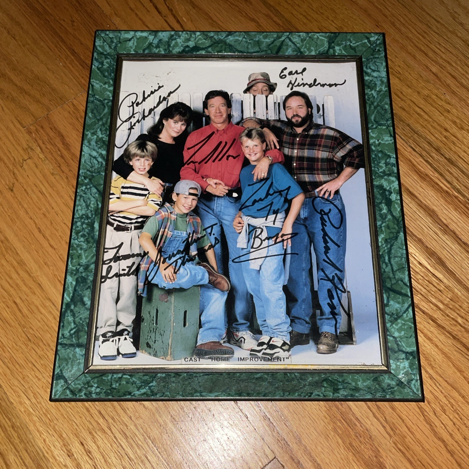 home improvement full cast autographed 8×10 photo