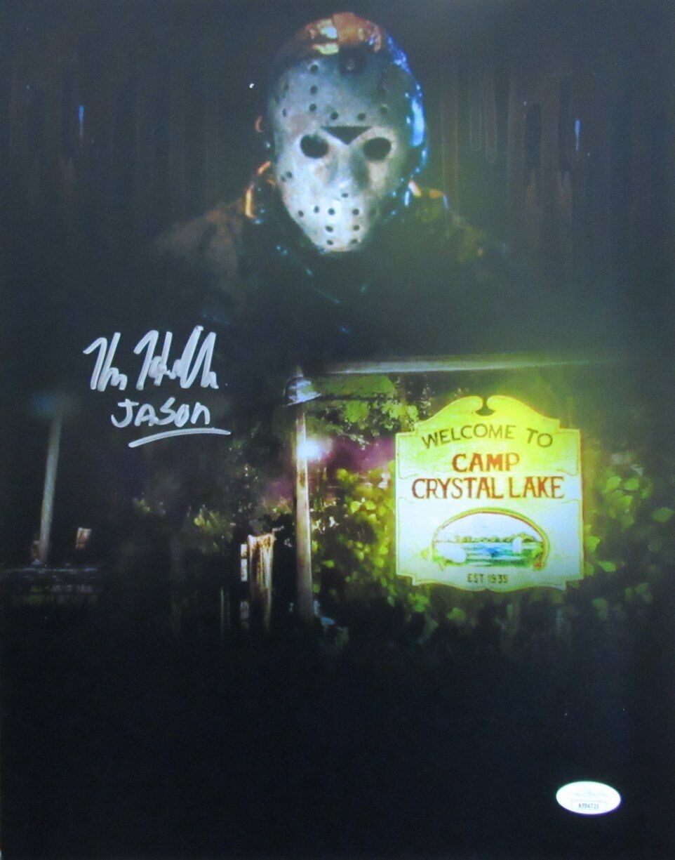 Kane Hodder Autographed/Inscribed “Jason” 11×14 Friday the 13th Photo JSA