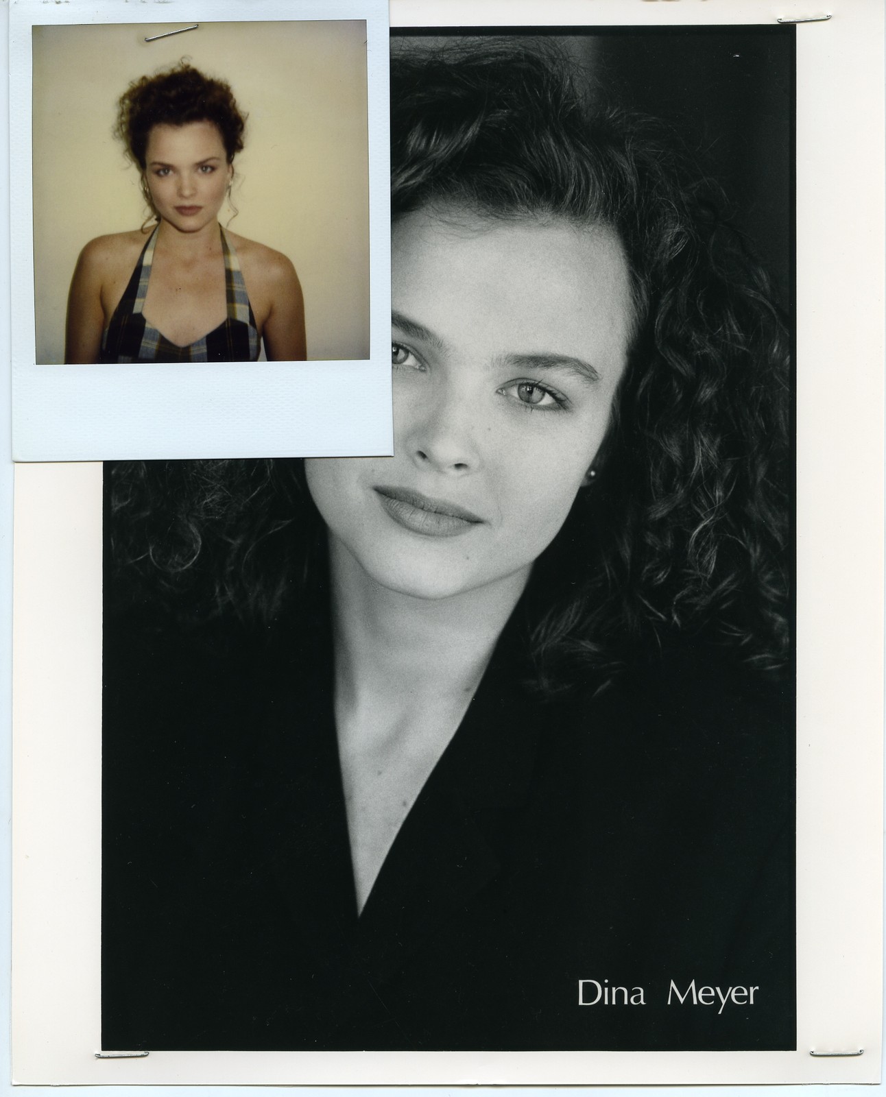 Dina Meyer – Signed Autograph Index Card & Photo Set – Star Trek: Nemesis