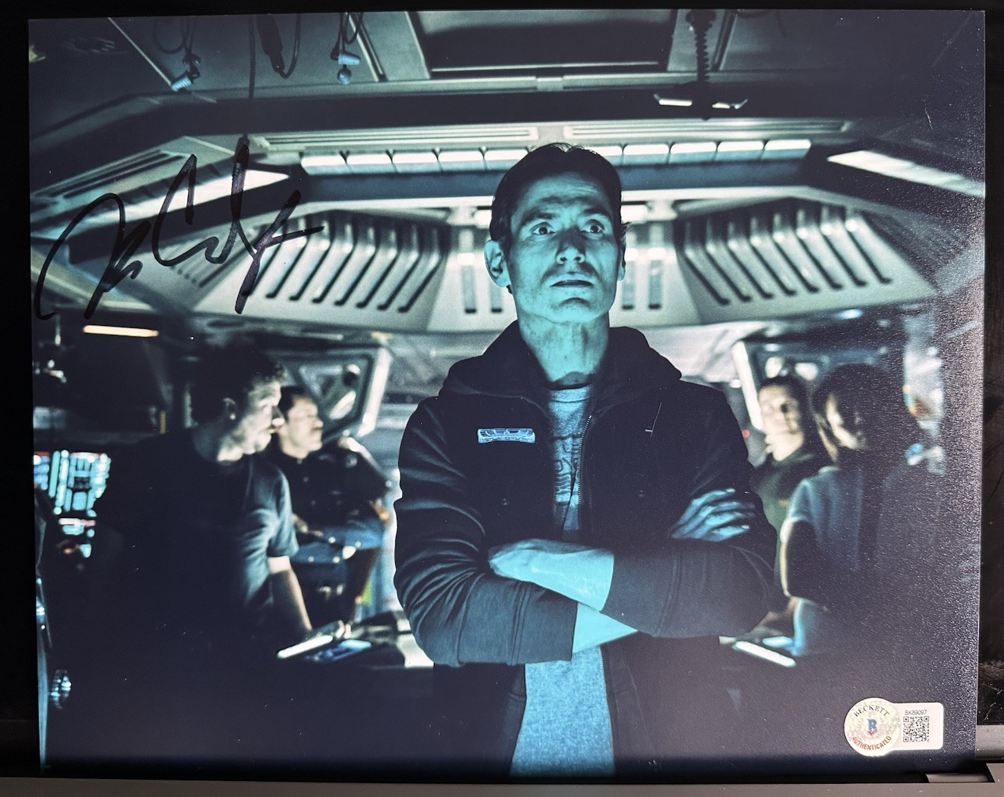 BILLY CRUDUP SIGNED ALIEN COVENANT PHOTO 8X10 WATCHMEN AUTOGRAPH HUNK BAS COA 2
