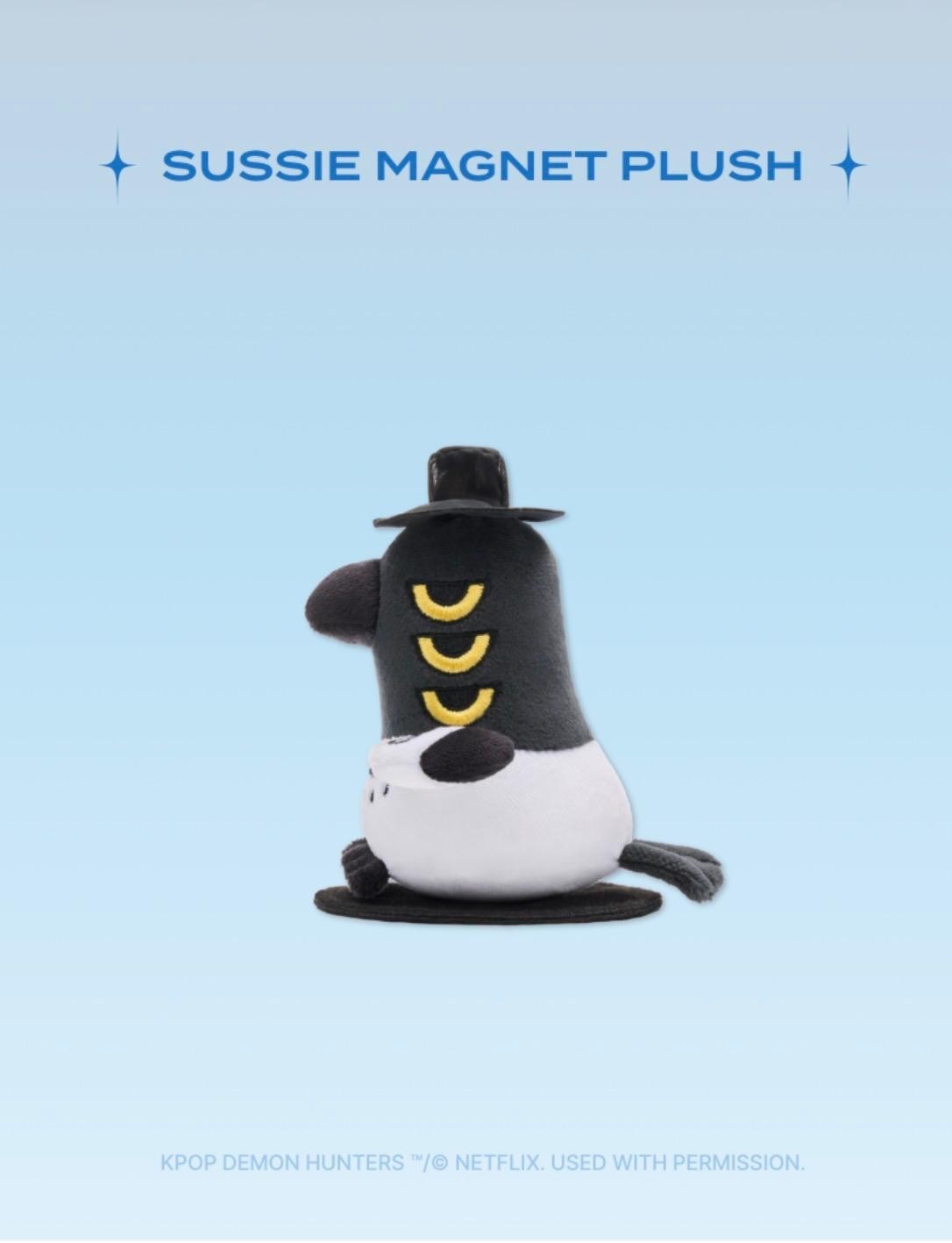 K-Pop Demon Hunters Sussie Magnet Plush POP-UP SEOUL, Official, Limited
