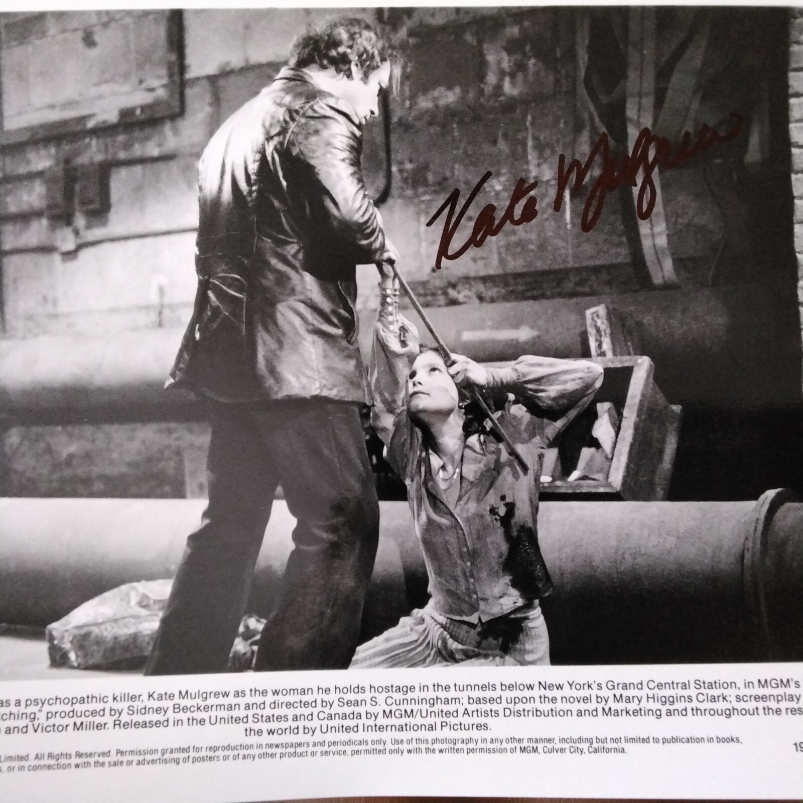 Kate Mulgrew SIGNED 1982 Photo Movie TV Actress Star Trek Orange New Black