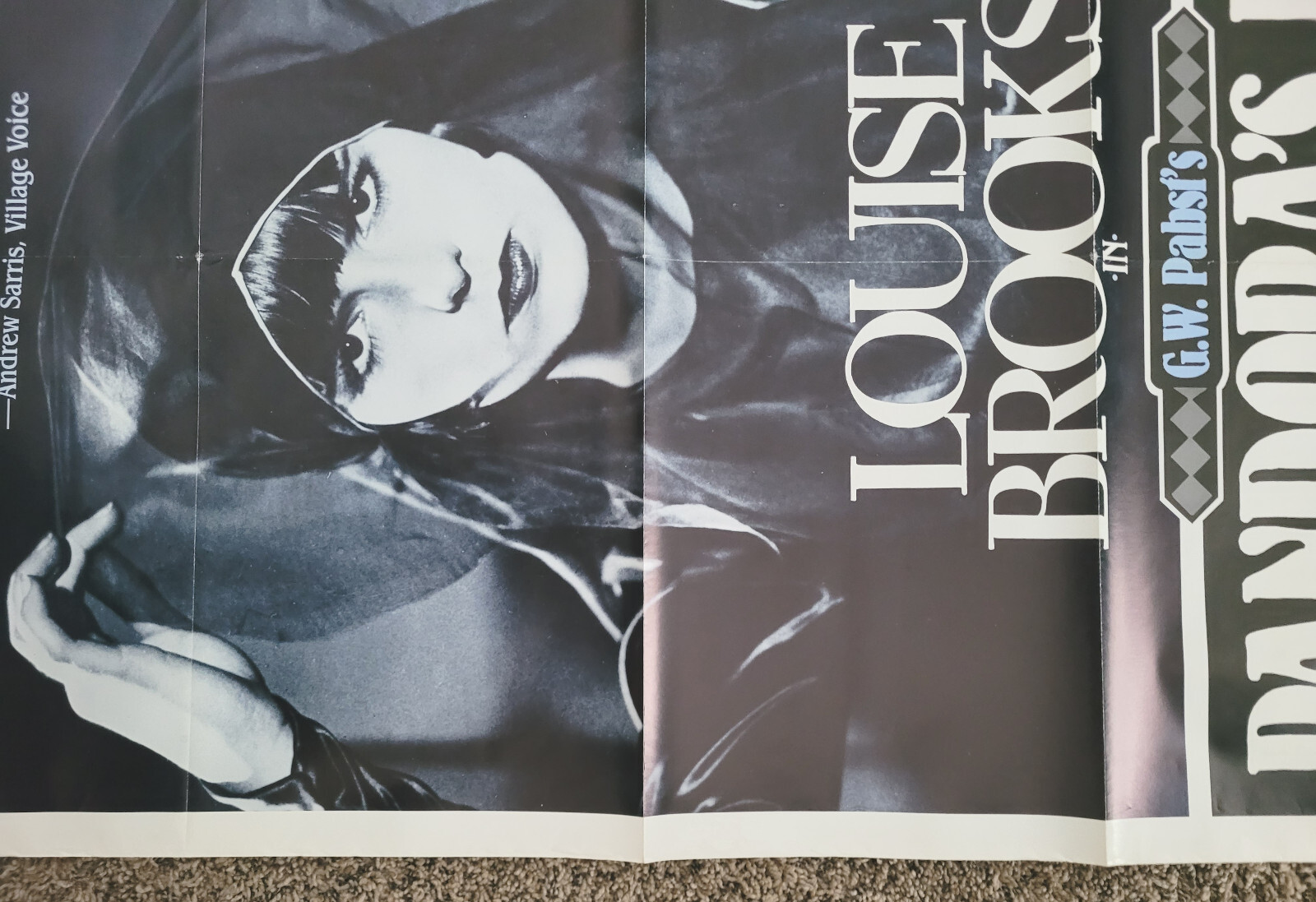 Pandora’s Box Poster 1 Sheet Re-Release Kino Louise Brooks