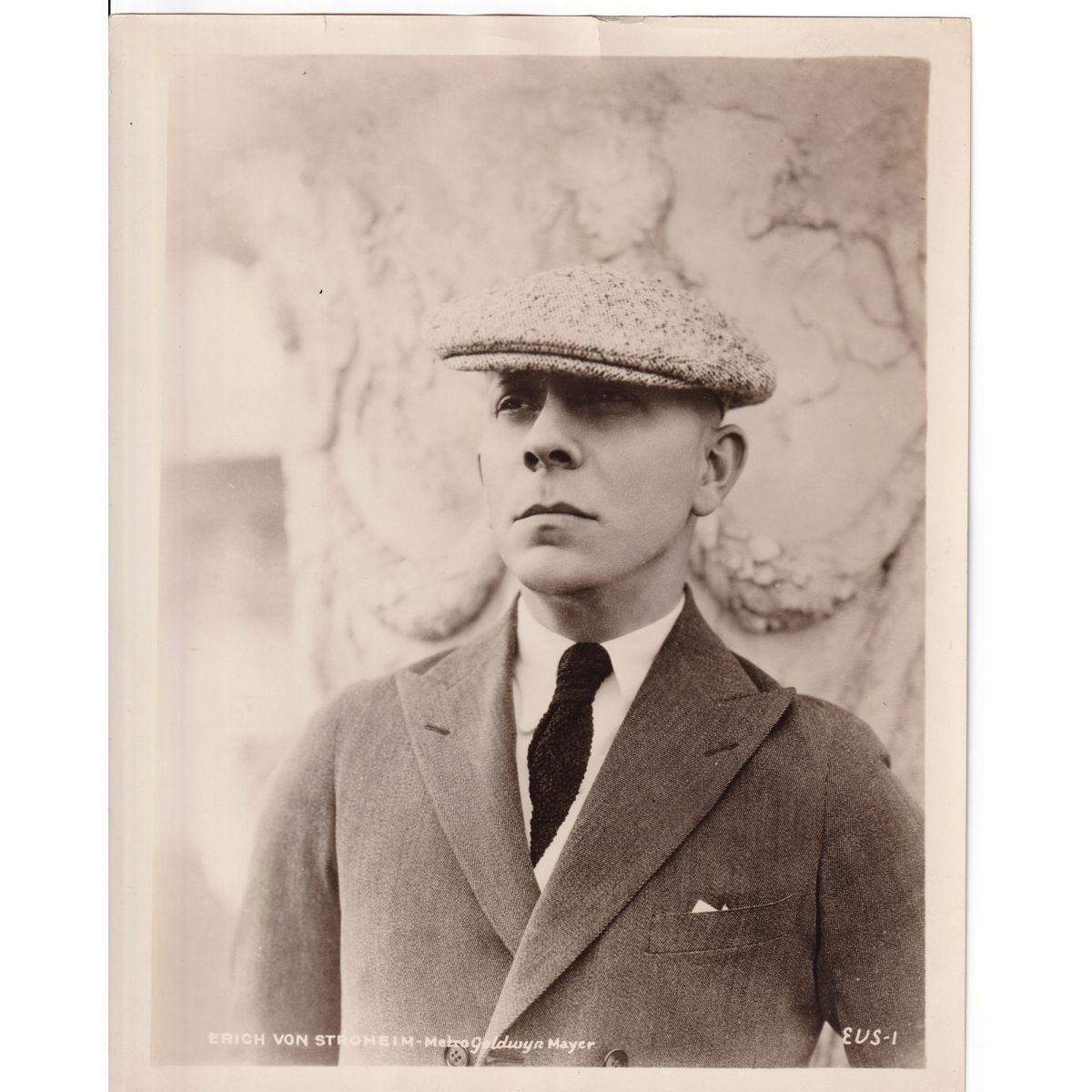 GREED Original Press Photo GUS-1 – 8×10 in. – 1924 – Erich von Stroheim, Gibson