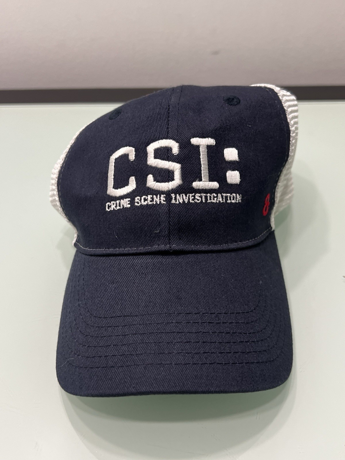 2007 CSI: Crime Scene Investigation Season 8 Cast And Crew Navy Trucker Hat