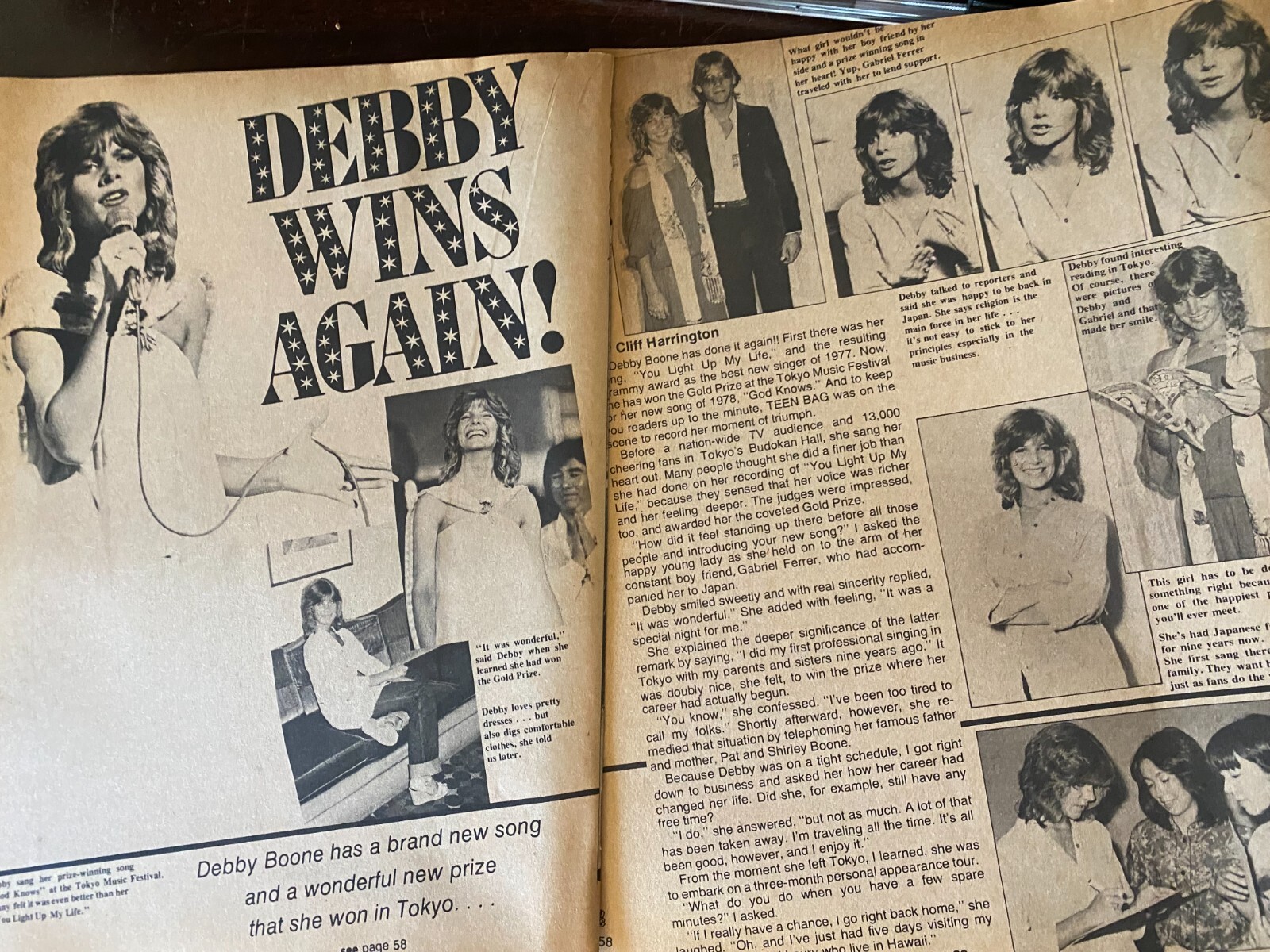 Debby Boone, Three Page Vintage Clipping