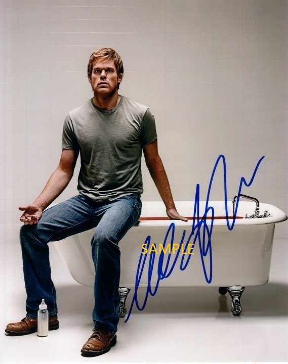 MICHAEL C HALL #4 REPRINT 8X10 PHOTO SIGNED AUTOGRAPHED MAN CAVE GIFT DEXTER