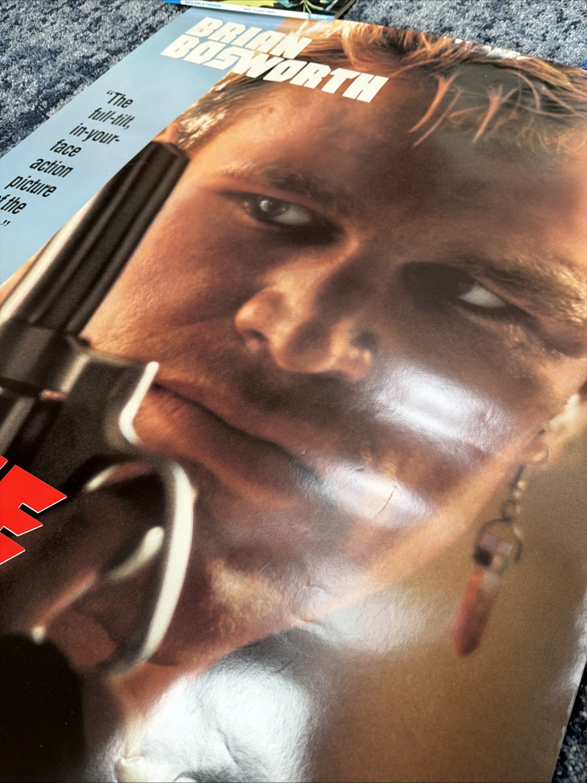 STONE COLD Movie POSTER 27×40 Brian Bosworth Lance Henriksen William Forsythe