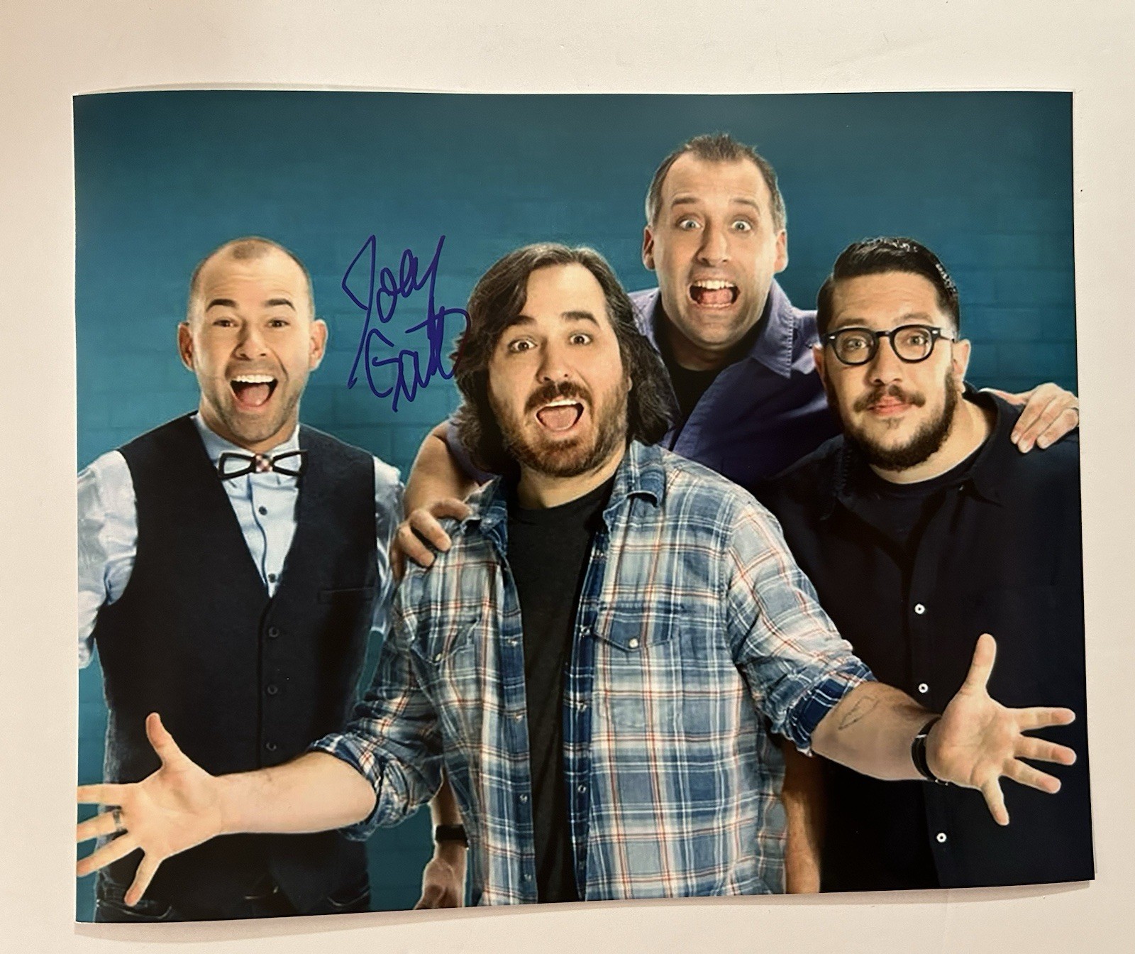 Impractical Jokers Joe Gatto Signed 8×10 Photo W/proof Pic