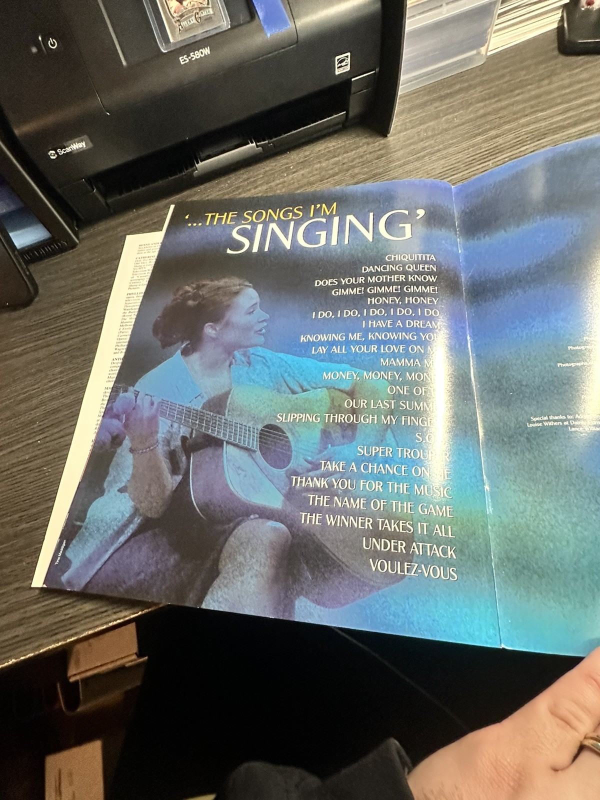 Mamma Mia! ABBA Souvenir Program Broadway Show Book Theater with Cast Insert