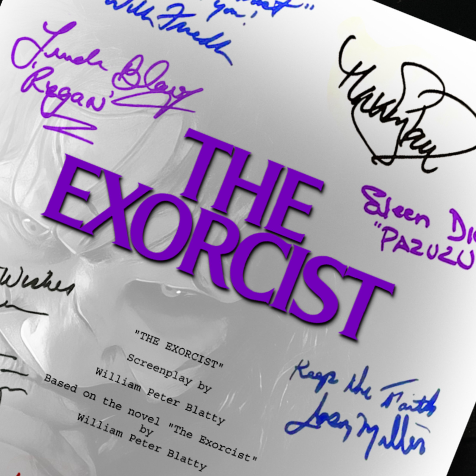 The Exorcist: Autograph Signed Script Reprints- 137 Pages 12 Reprint Autographs