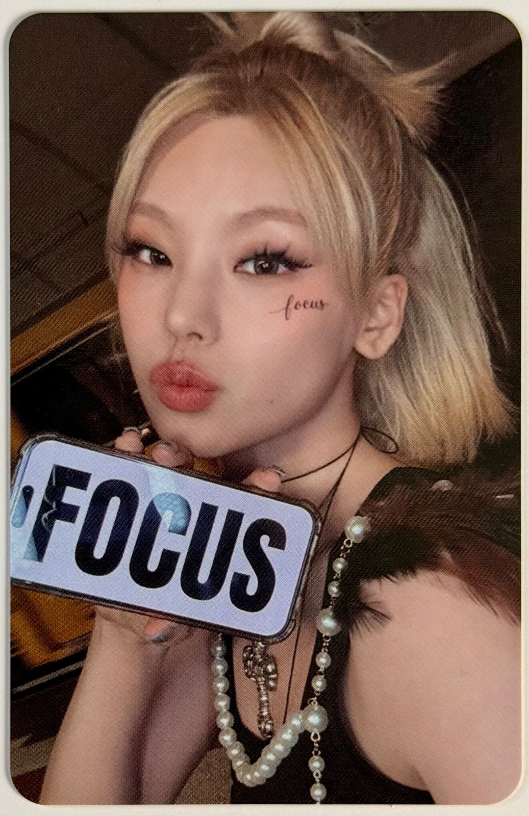 ITZY TUNNEL VISION Special Version Official POB Photocard YEJI v2