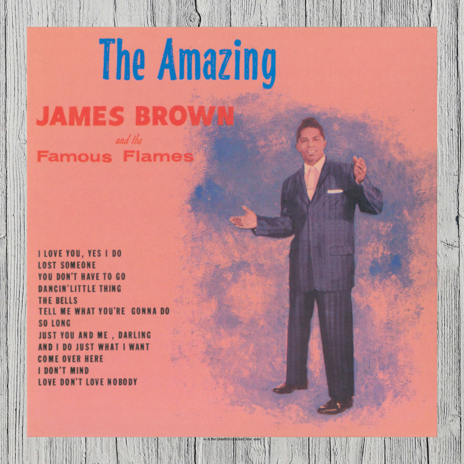 James Brown The Amazing James Brown Album Cover Metal Sign Poster
