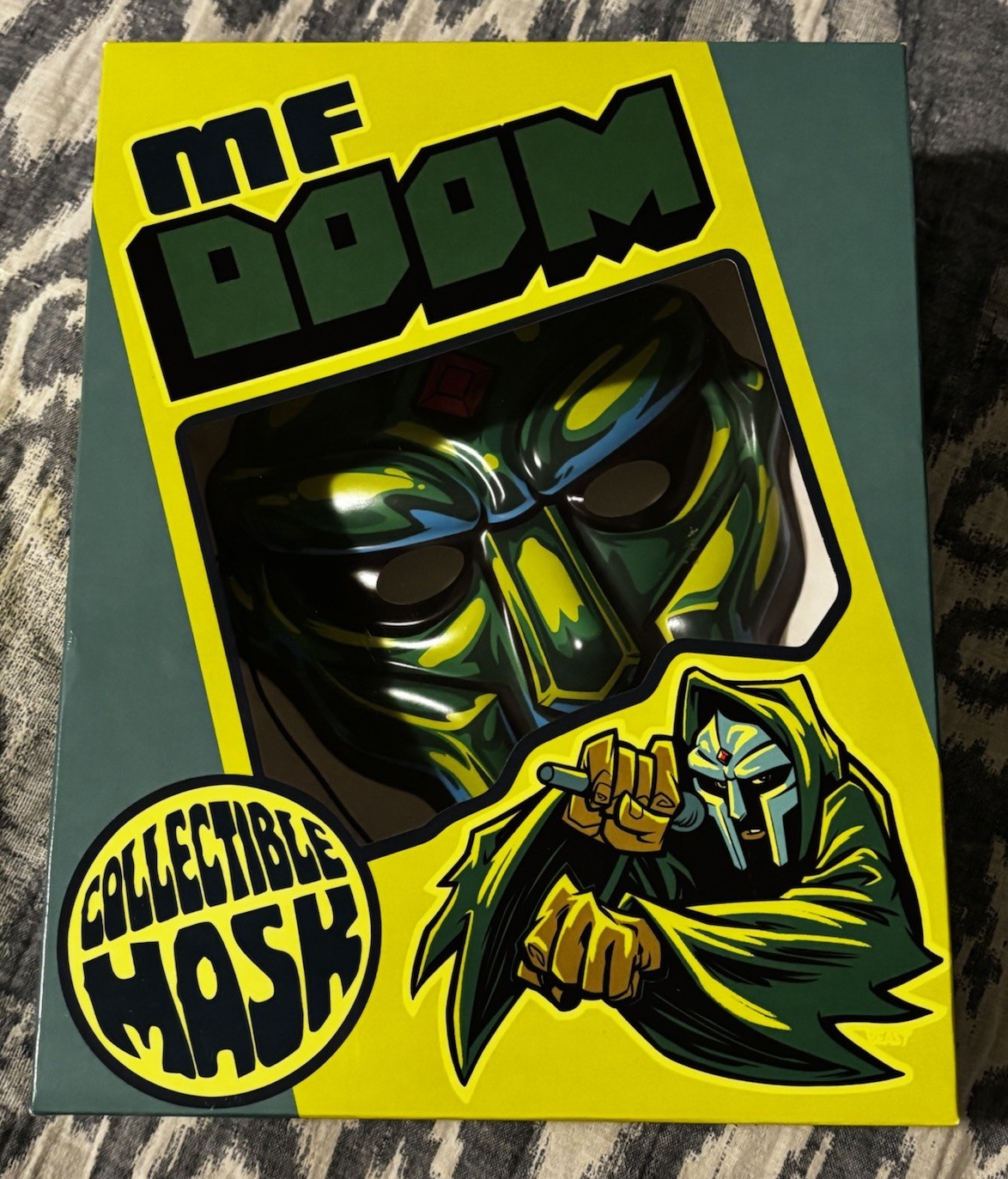 MF DOOM Collectible Mask Limited Edition Rap Hip Hop Original Music Memorabilia
