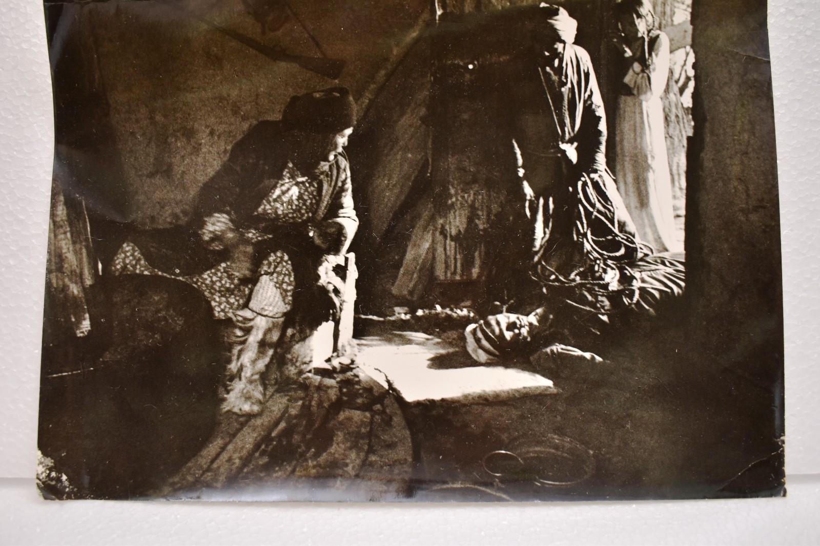 Vintage Soviet Lobby Card The Seventh Bullet 1973 Uzbekfilm USSR Interior Scene