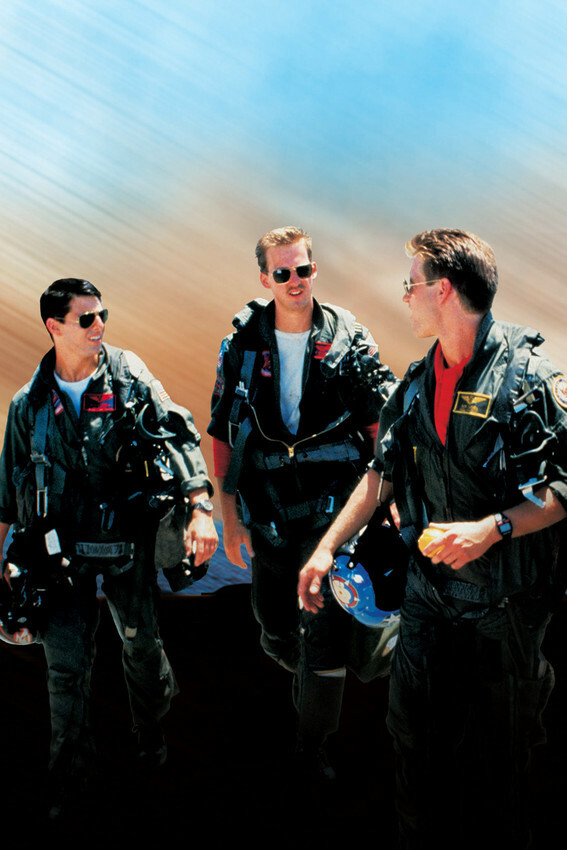 Top Gun Tom Cruise Whip Hubley Anthony Edwards 18×24 Poster All Walking Together