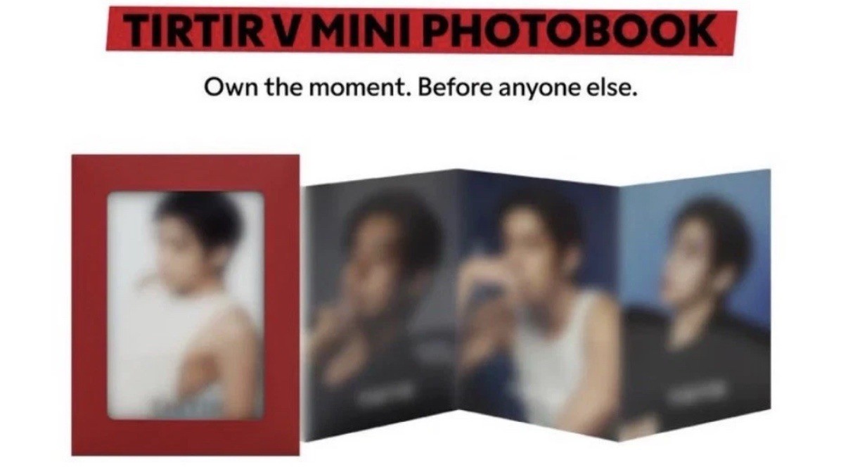 Tirtir V Taehyung BTS Photobook Limited Edition Sealed