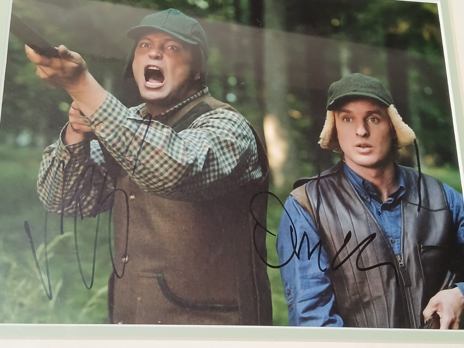 Owen Wilson and Vince Vaughn Wedding Crashers Autorgraphed picture with COA