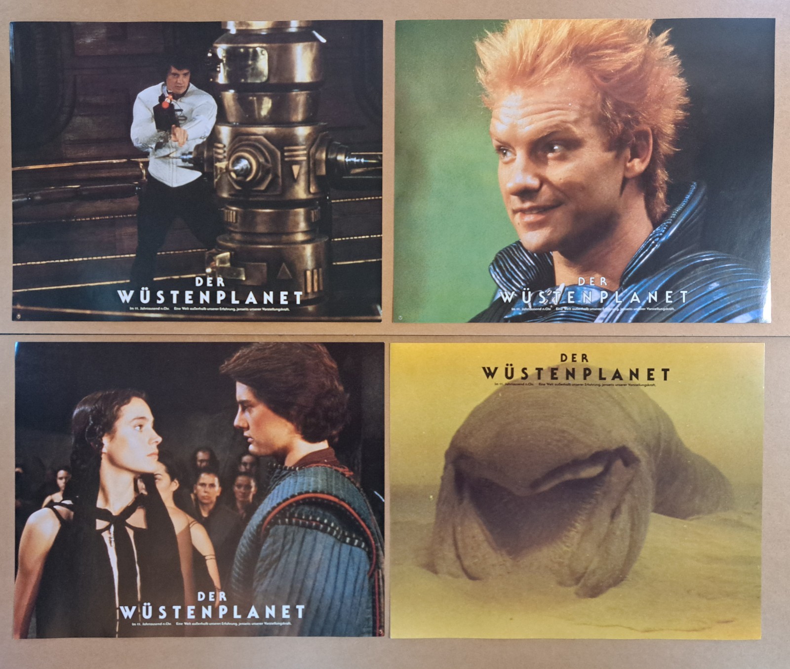 DUNE 20 German Lobby Cards & Program ’84 David Lynch , Kyle MacLachlan, Sting