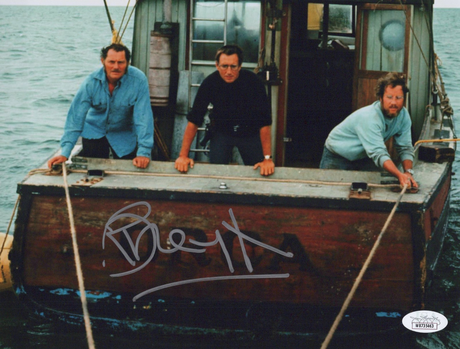 RICHARD DREYFUSS Signed JAWS 8×10 Photo HOOPER JSA COA CERT