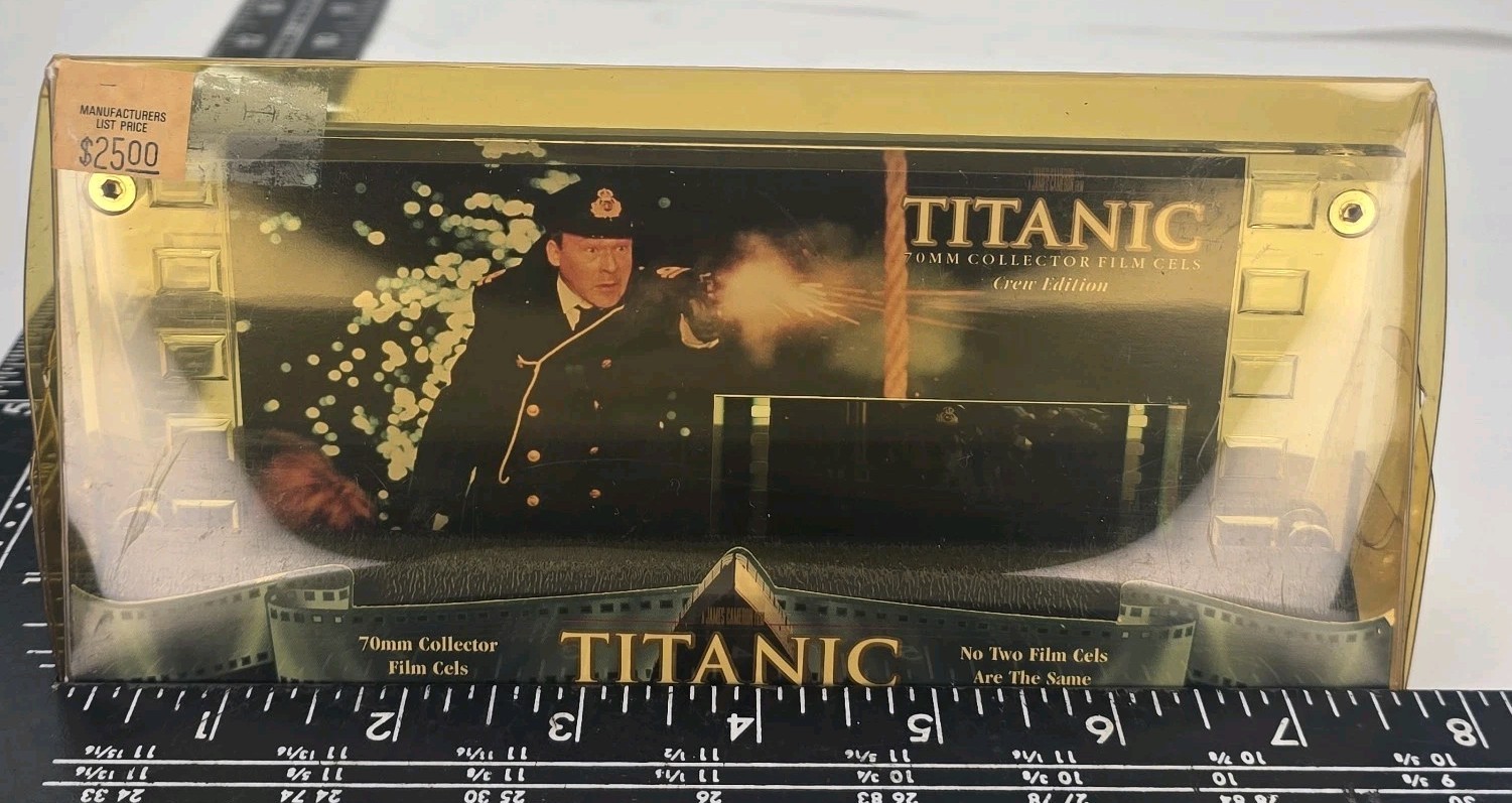Vintage Titanic 70MM Collector Film Cels Crew Edition Movie Memorabilia