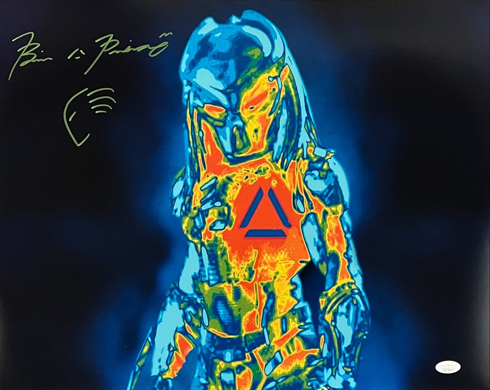 Brian A. Prince autographed signed inscribed 16×20 photo The Predator JSA COA