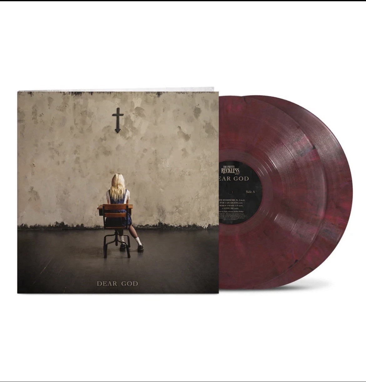 The Pretty Reckless Dear God Red Velvet Signed Vinyl Limited To XX/1500