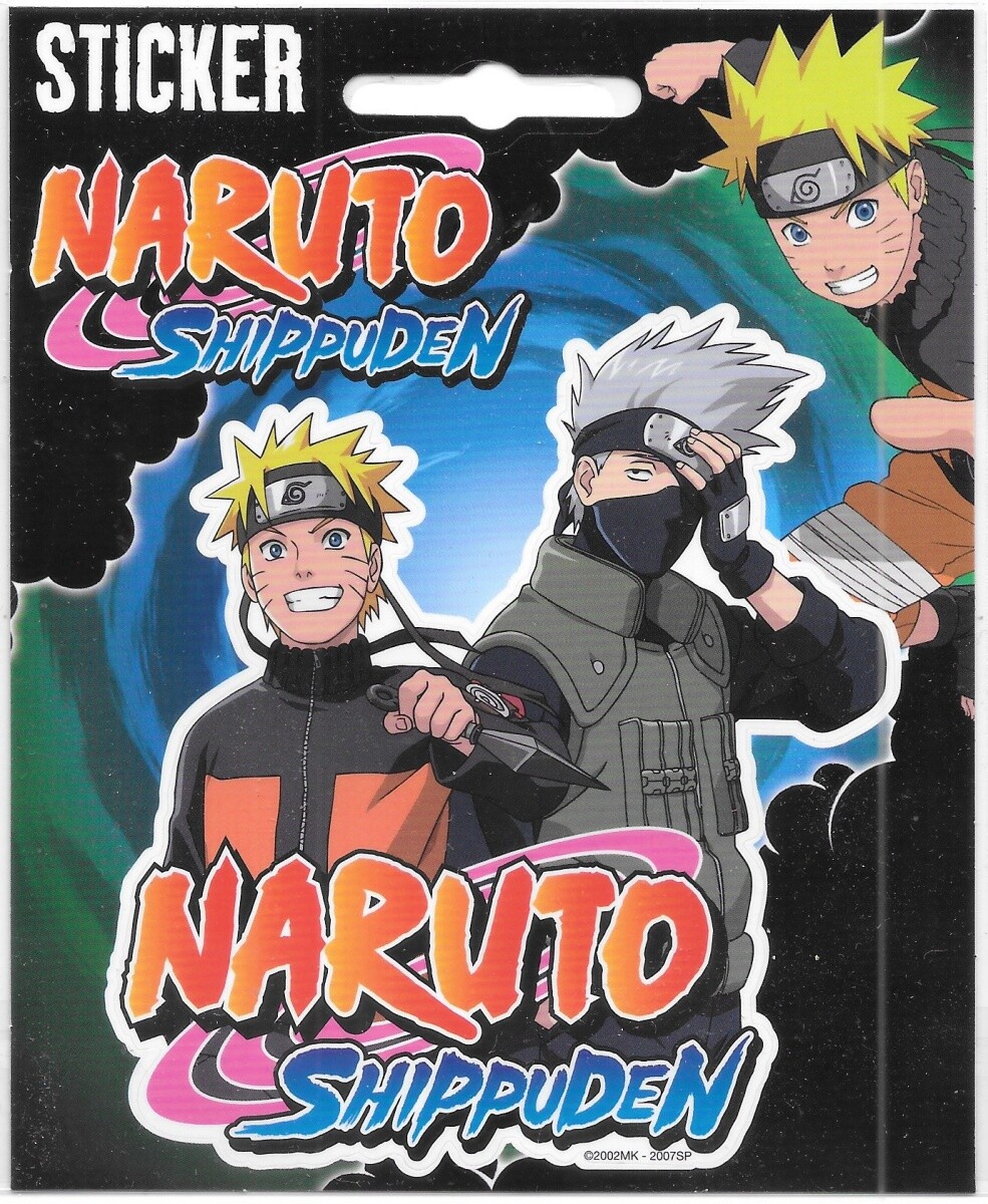 Naruto Anime Shonen Jump Shippuden Name Logo Sticker Decal NEW UNUSED SEALED