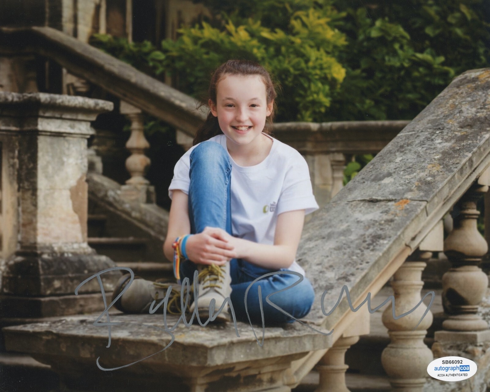 Bella Ramsey Last of Us Autographed Signed 8×10 Photo ACOA