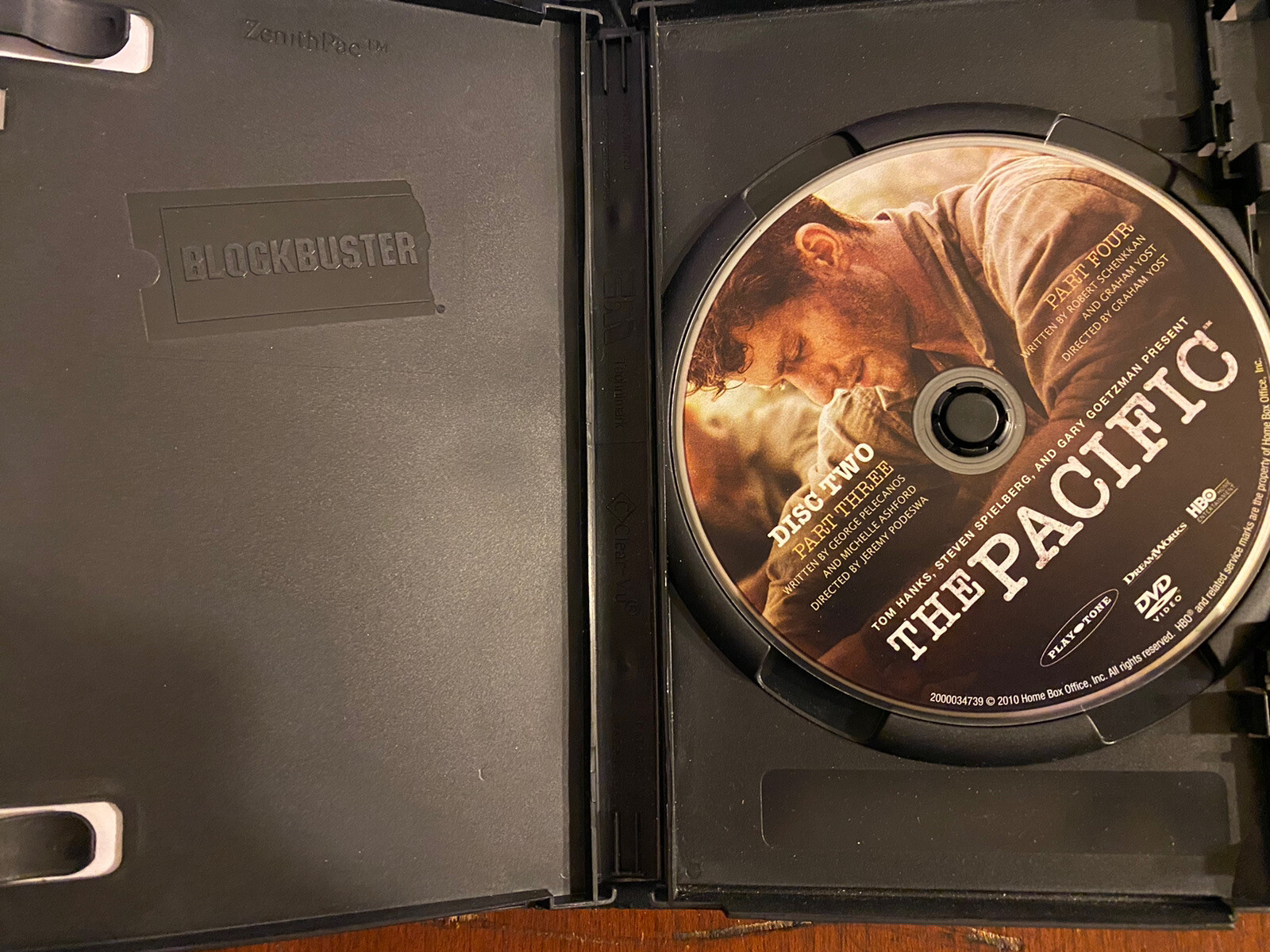 BLOCKBUSTER VIDEO DVD RENTAL CASE Pacific the D2 2010 – NO MOVIE INCLUDED