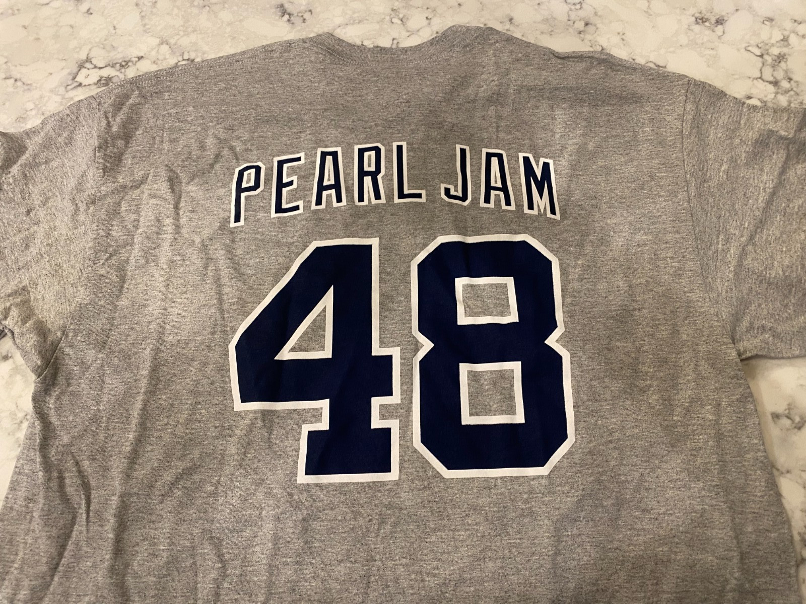 PEARL JAM SHIRT XL NY YANKEES STADIUM 2022 #48 ANTHONY RIZZO CUBS EDDIE VEDDER
