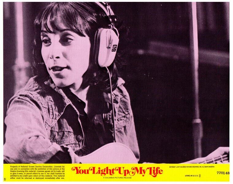 You Light Up My Life Original US 8×10 Lobby Card Didi Conn recording studio