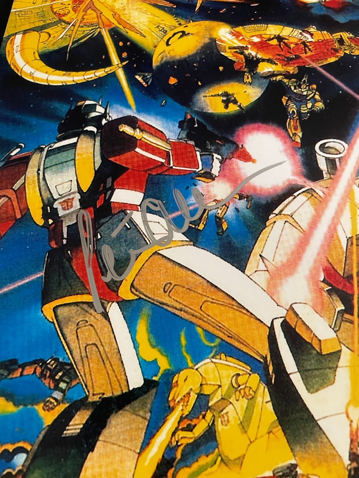Peter Cullen & Frank Welker Signed 12×18 Transformers Autograph Photo JSA COA