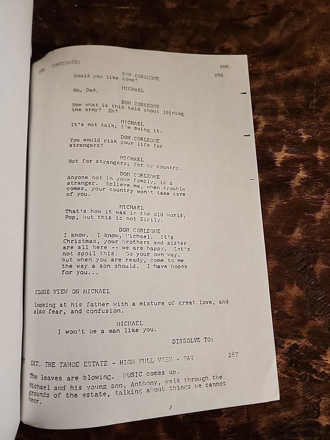 The Godfather Part Two Screenplay Second Draft By Mario Puzo And Coppola 1973