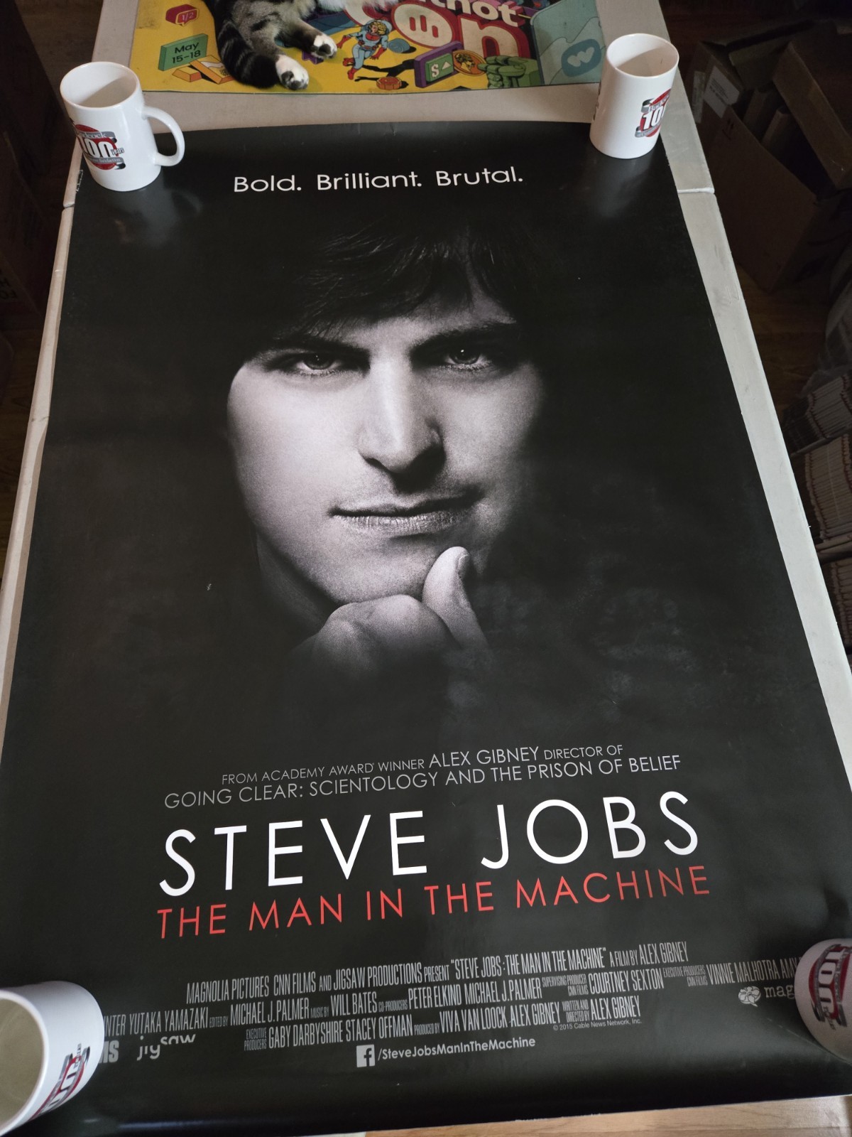 Steve Jobs The Man In The Machine. Original Movie Poster Double Sided 27×40