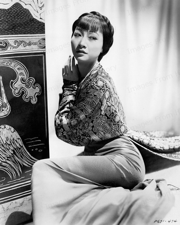 8×10 Print Anna May Wong Fashion Portrait 1938 #YHER