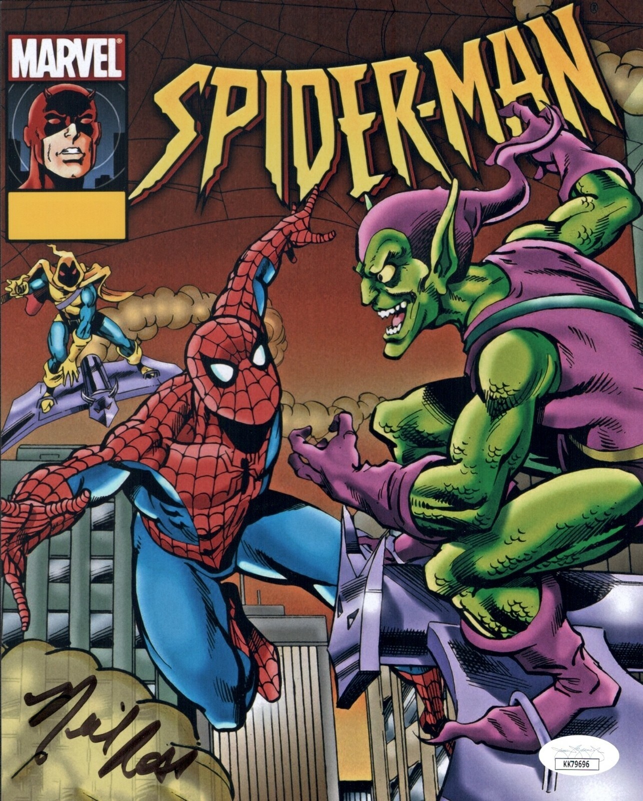 NEIL ROSS Signed SPIDER MAN 8×10 Photo In Person Autograph JSA COA Cert