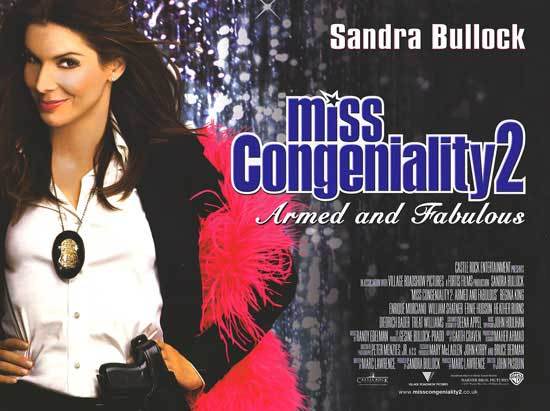 MISS CONGENIALITY 2 movie poster (UK Quad) SANDRA BULLOCK – 30 x 40 inches